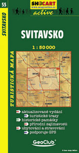Shocart 55 SVITAVSKO  / Wandelkaart Tsjechie | 