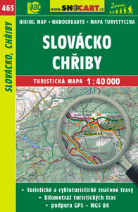 Online bestellen: Wandelkaart 463 Slovácko, Ch?iby | Shocart
