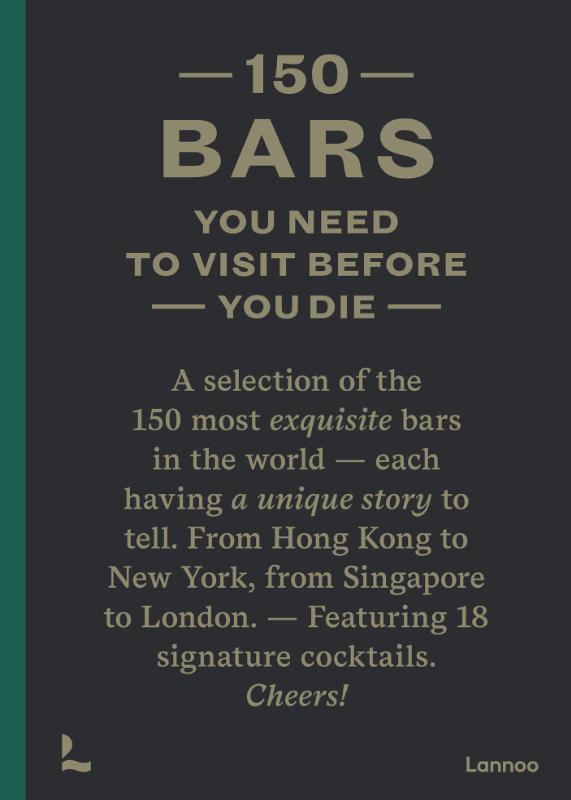 Reisinspiratieboek 150 Bars You Need To Visit Before You Die | Lannoo