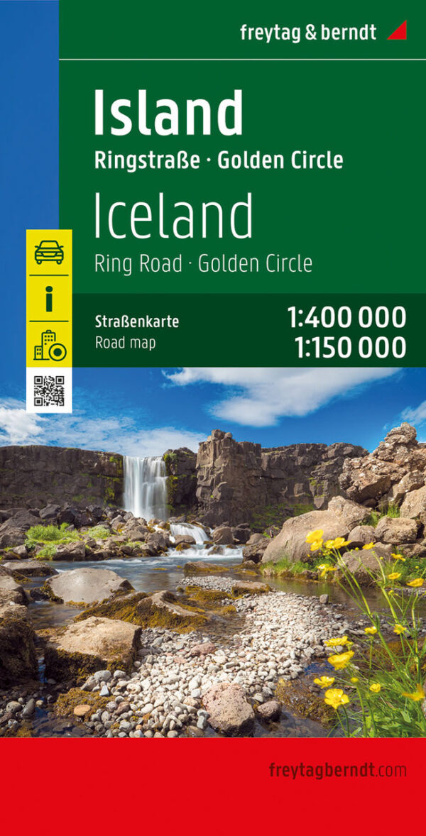 Online bestellen: Wegenkaart - landkaart IJsland - Island | Freytag & Berndt