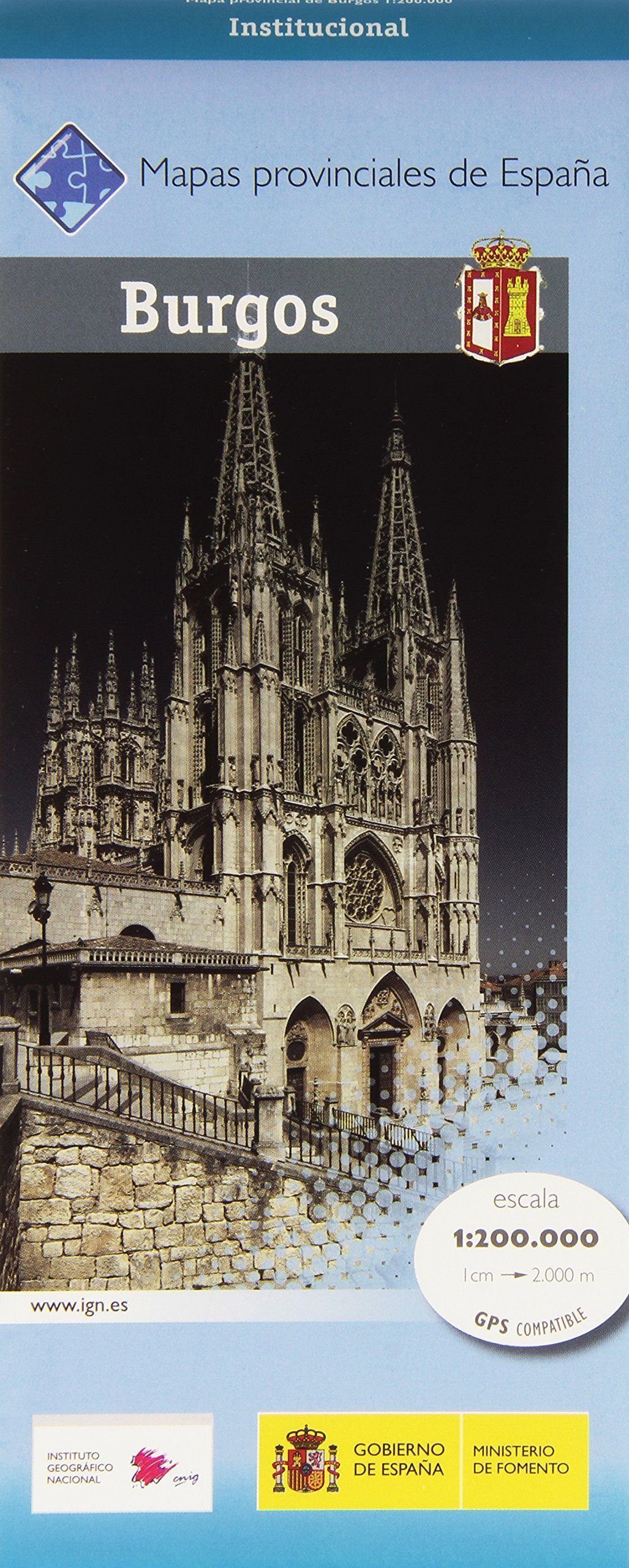 Wegenkaart - landkaart Mapa Provincial Burgos | CNIG - Instituto Geogr
