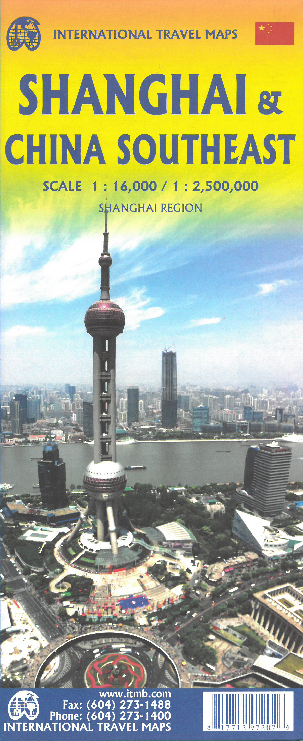 Online bestellen: Stadsplattegrond Shanghai & China zuidoost | ITMB