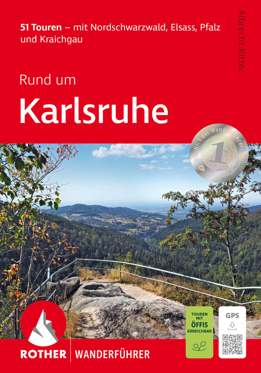 Wandelgids Rund um Karlsruhe | Rother Bergverlag