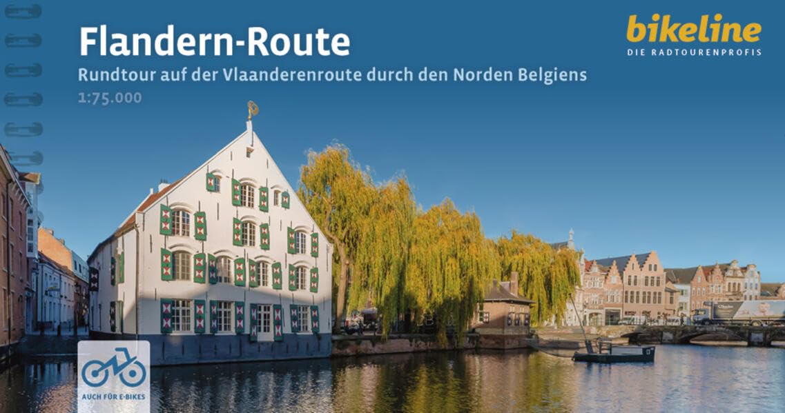 Fietsgids Bikeline Flandernroute Rundtour durch den Norden Belgiens |