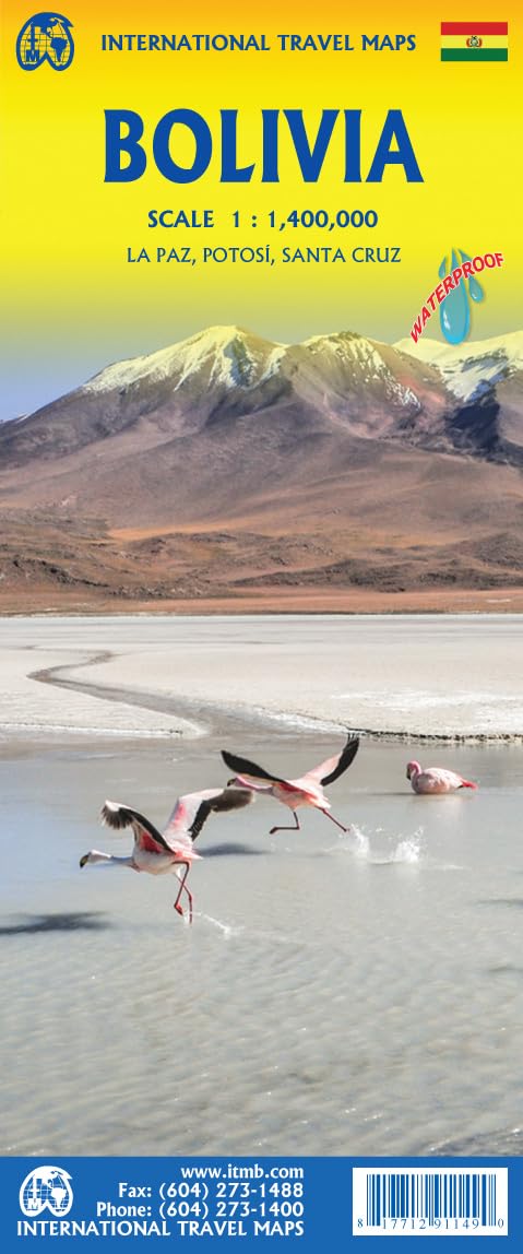Wegenkaart – landkaart Bolivië | ITMB