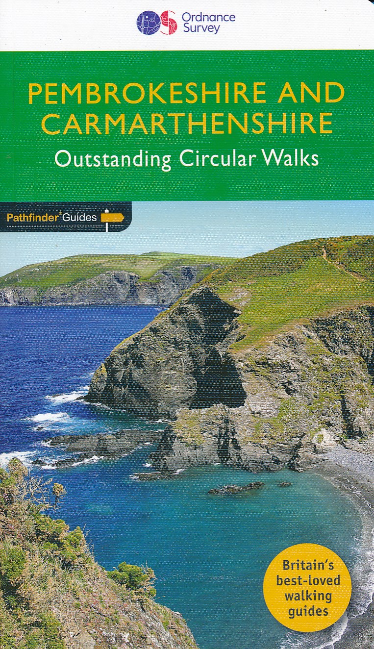 Online bestellen: Wandelgids 34 Pathfinder Guides Pembrokeshire & Carmarthenshire | Ordnance Survey