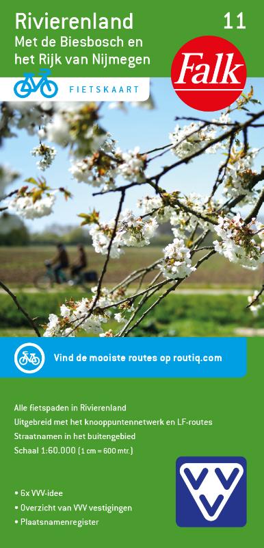 Fietskaart 11 Rivierenland | Falk