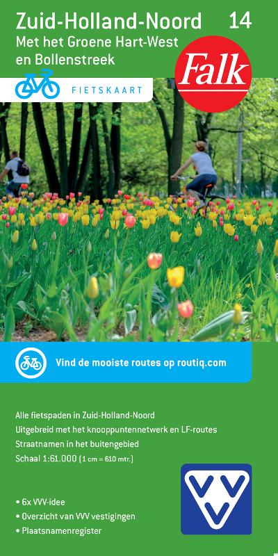 Fietskaart 14 Zuid-Holland NOORD | Falk