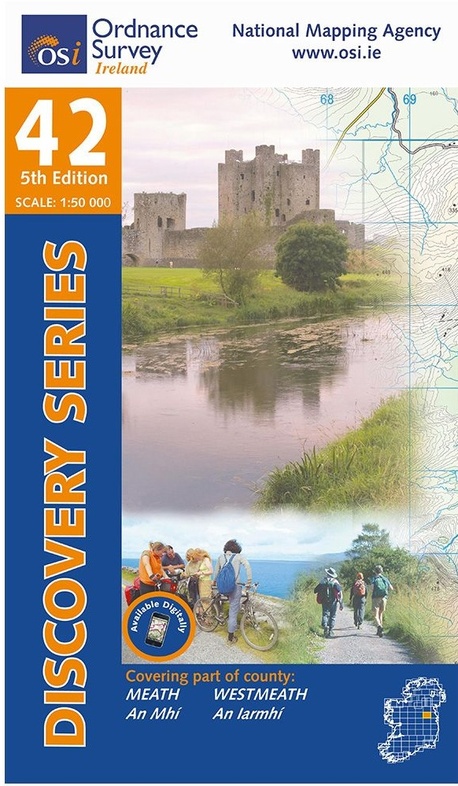 Topografische kaart – Wandelkaart 42 Discovery Meath / Westmeath | Ordnance Survey Ireland