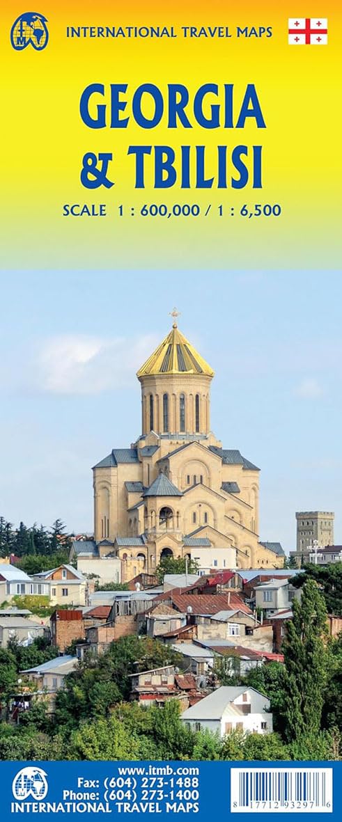 Wegenkaart – landkaart Georgië & Tbilisi | ITMB