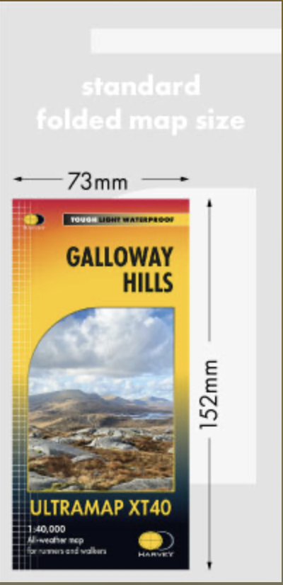 Wegenkaart – landkaart Galloway Hills XT40 ultra | Harvey Maps