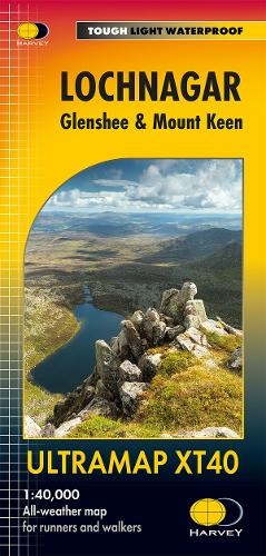 Wandelkaart Lochnagar - Glenshee & Mount Keen | Harvey Maps