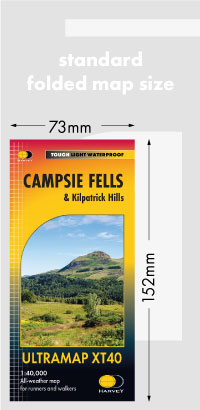 Wandelkaart Campsie Fells & Kilpatrick Hills | Harvey Maps