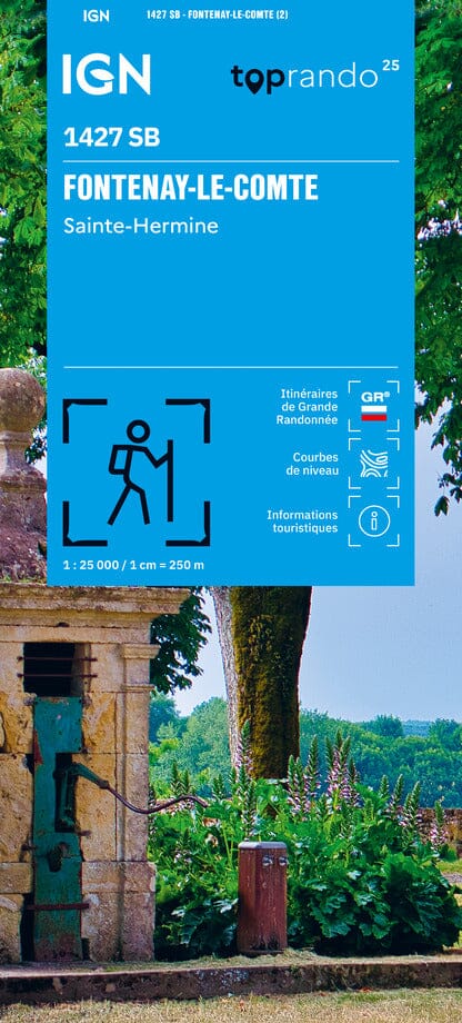 Wandelkaart 1427 SB - Serie Bleue Fontenay-le-Comte | IGN - Institut G