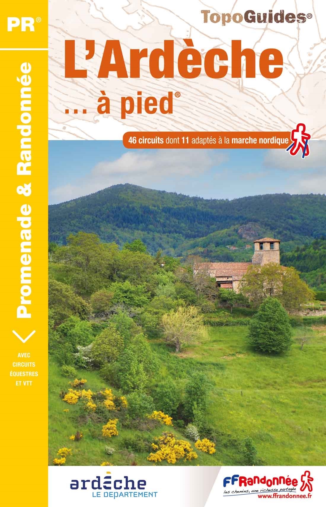 Online bestellen: Wandelgids D007 l' Ardèche a pied | FFRP