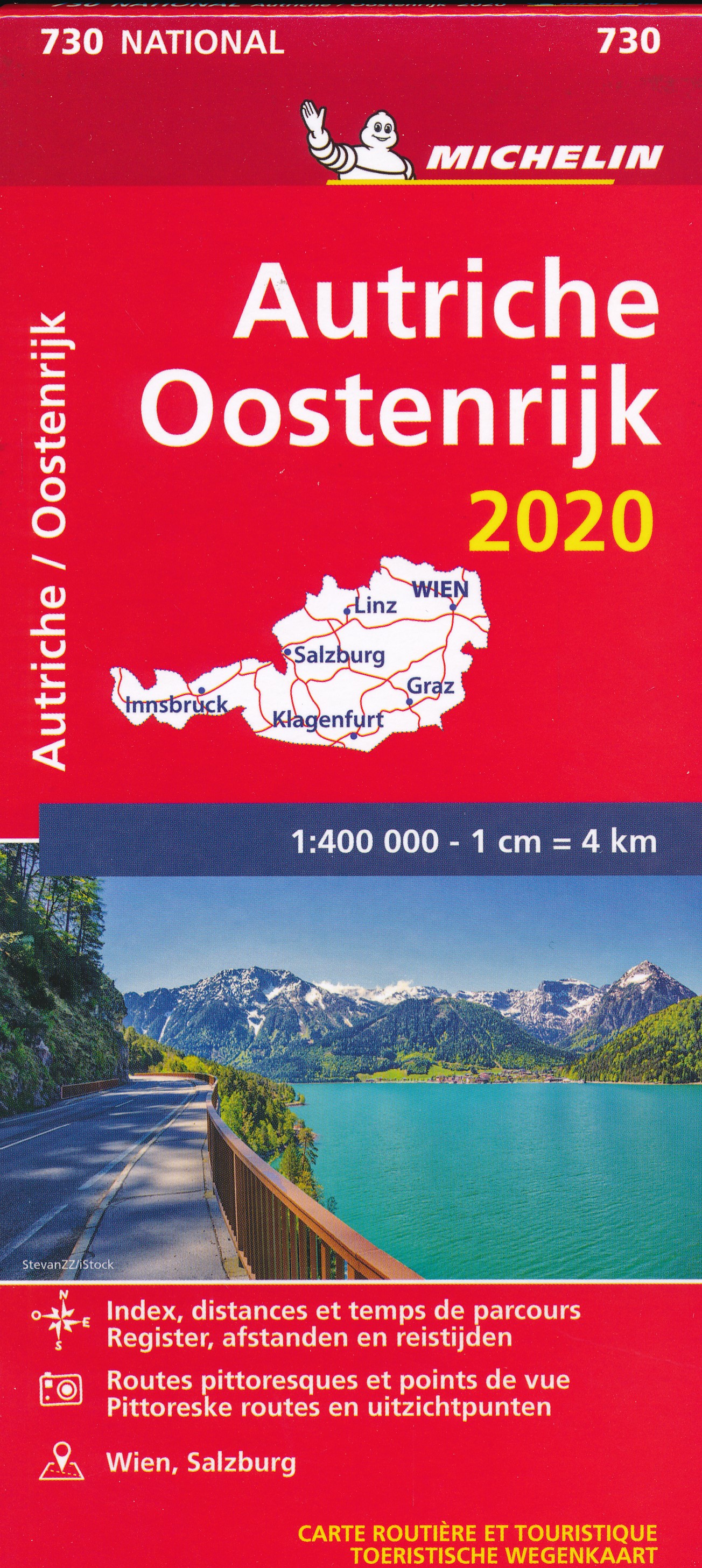 Wegenkaart - landkaart 730 Oostenrijk 2020 | Michelin de zwerver