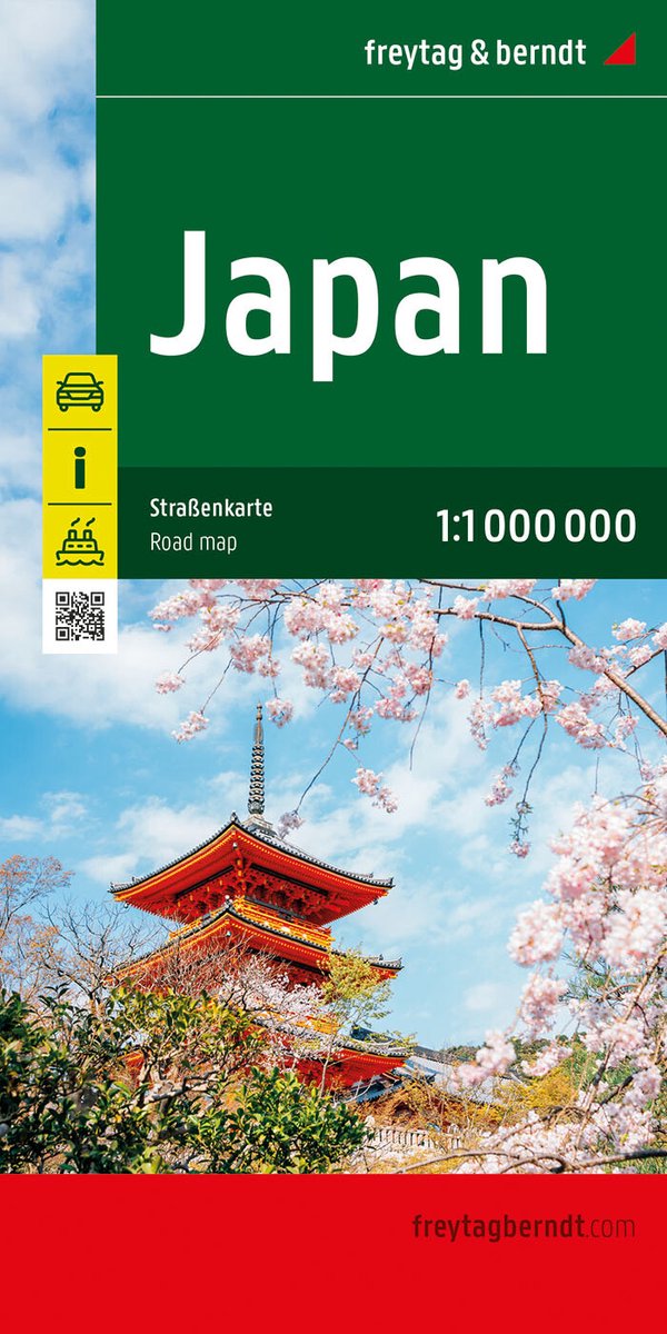 Wegenkaart – landkaart Japan | Freytag & Berndt