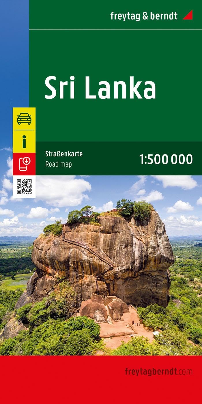 Wegenkaart – landkaart Sri Lanka | Freytag & Berndt