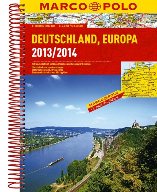 Wegenatlas Duitsland Deutschland 2014 - 2015 | Marco Polo |