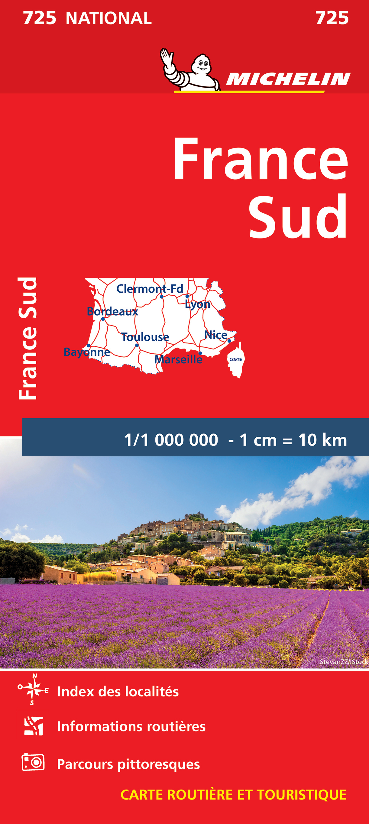 Online bestellen: Wegenkaart - landkaart 725 Frankrijk Zuid | Michelin