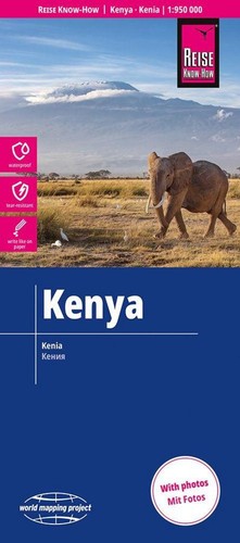 Wegenkaart – landkaart Kenia | Reise Know How