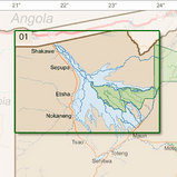 Topografische kaart Botswana (sheet 1) | | 