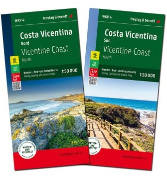 Wandelkaart WKP4 Rota Vicentina | Freytag & Berndt
