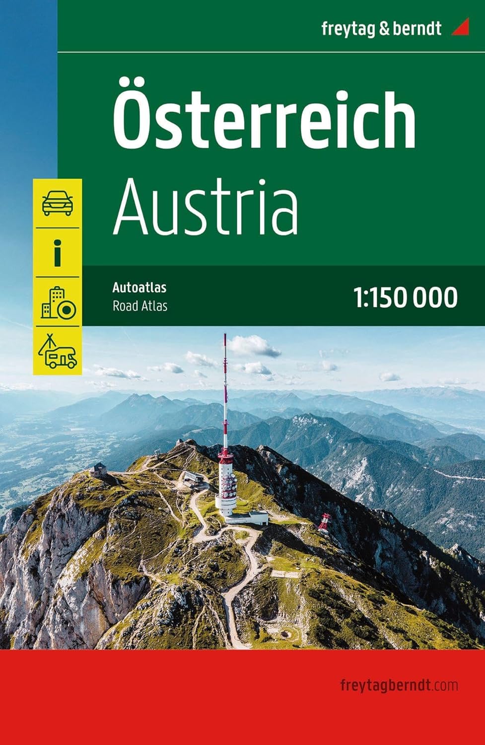 Wegenatlas Supertouring Oostenrijk | Ringband | Freytag & Berndt