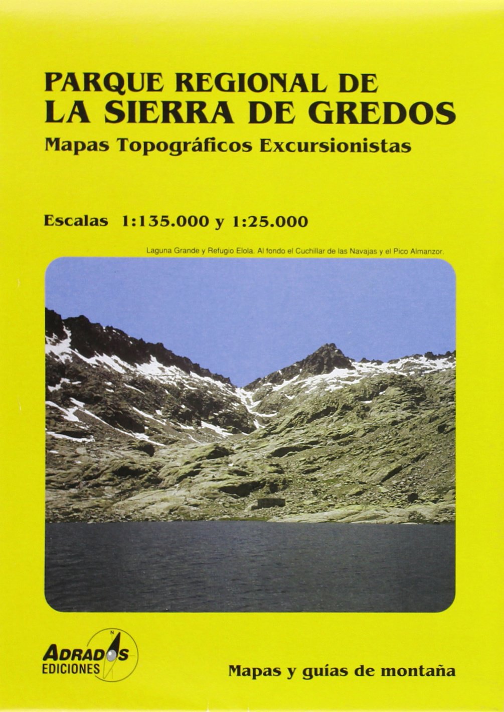 Online bestellen: Wandelkaart Sierra de Gredos | Adrados Ediciones