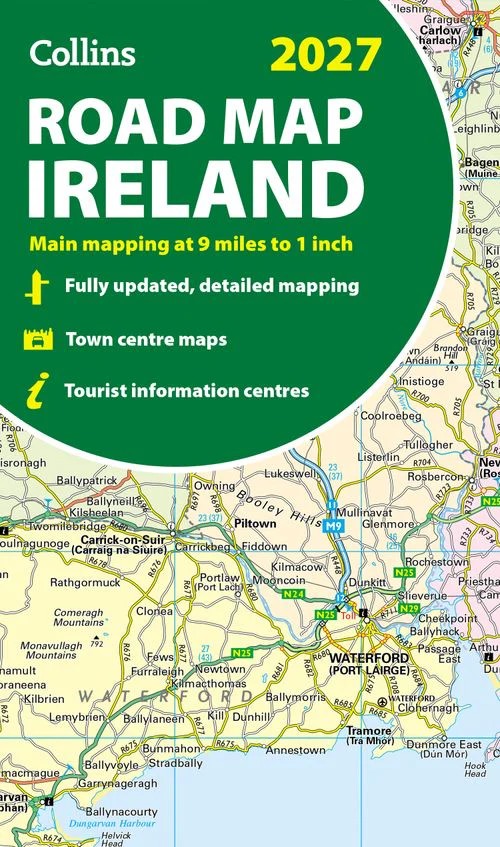 Wegenkaart – landkaart Ireland Road Map 2027 | Collins