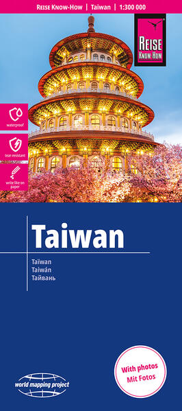 Wegenkaart – landkaart Taiwan | Reise Know How