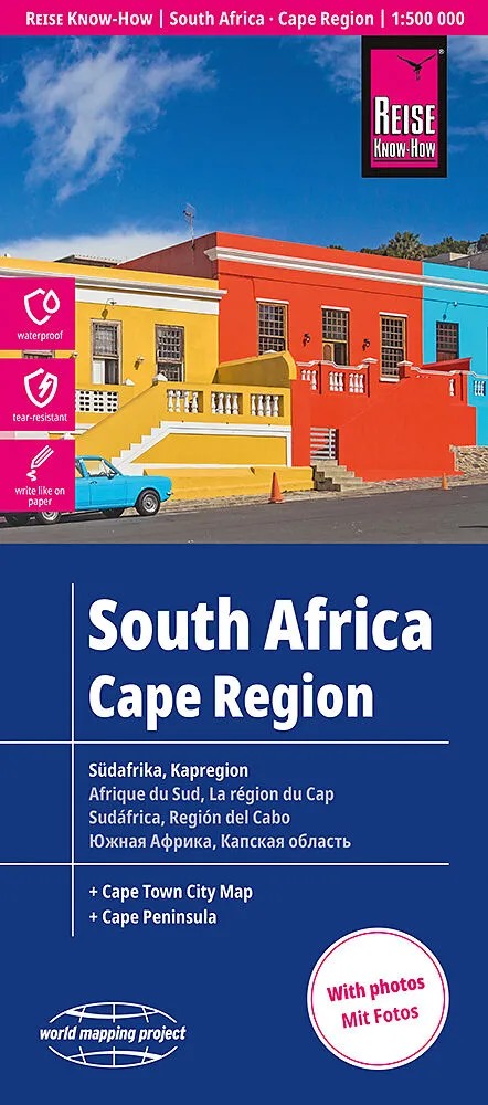 Wegenkaart – landkaart Zuid-Afrika: Kaapregio | Reise Know-How Verlag