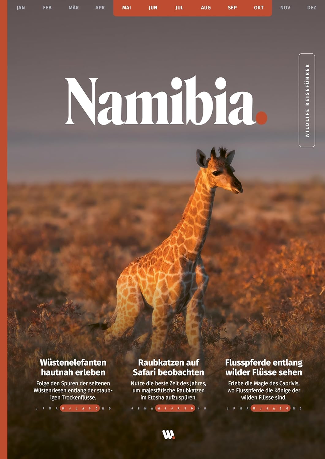 Reisgids Reiseführer Namibia | Wildlife Tour Guide