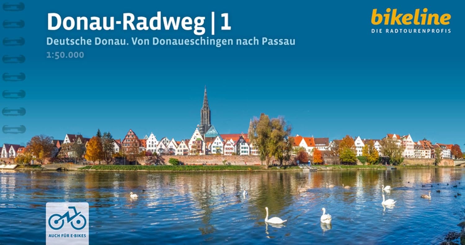 Fietsgids Bikeline Donau – Radweg 1 Von Donaueschingen nach Passau | Esterbauer