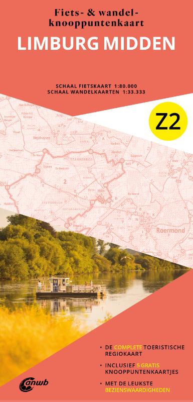 Wandelkaart Z2. Limburg Midden | ANWB Media