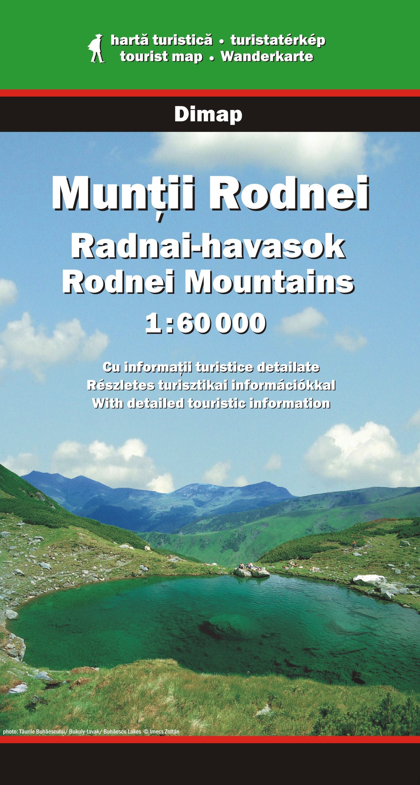 Online bestellen: Wandelkaart Rodnei Mountains | Dimap