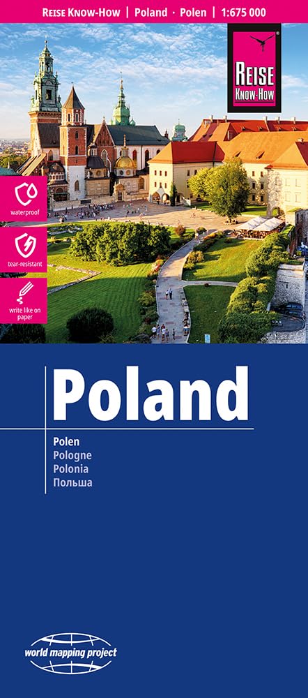 Wegenkaart – landkaart Polen | Reise Know-How Verlag