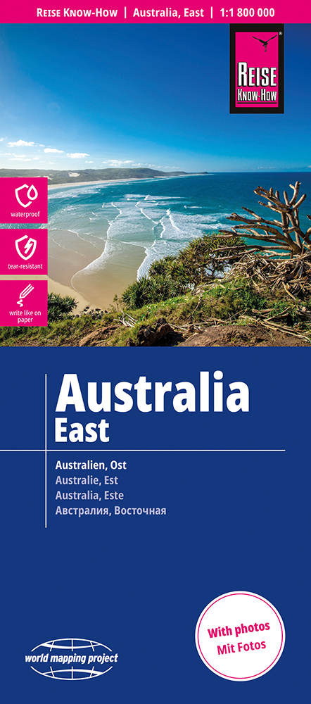 Wegenkaart – landkaart Australië Oost | Reise Know-How Verlag