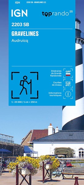 Wandelkaart 2203 SB – Serie Bleue Gravelines / Audruicq | IGN – Institut Géographique National