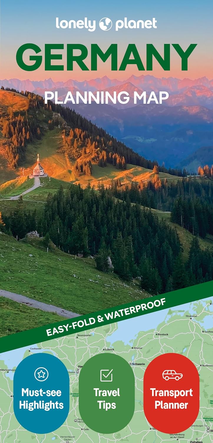 Wegenkaart – landkaart Planning Map Germany | Lonely Planet