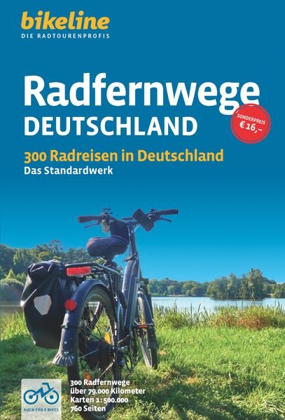 Reisgids Bikeline Deutschland Radfernwege Das Standardwerk | Esterbauer