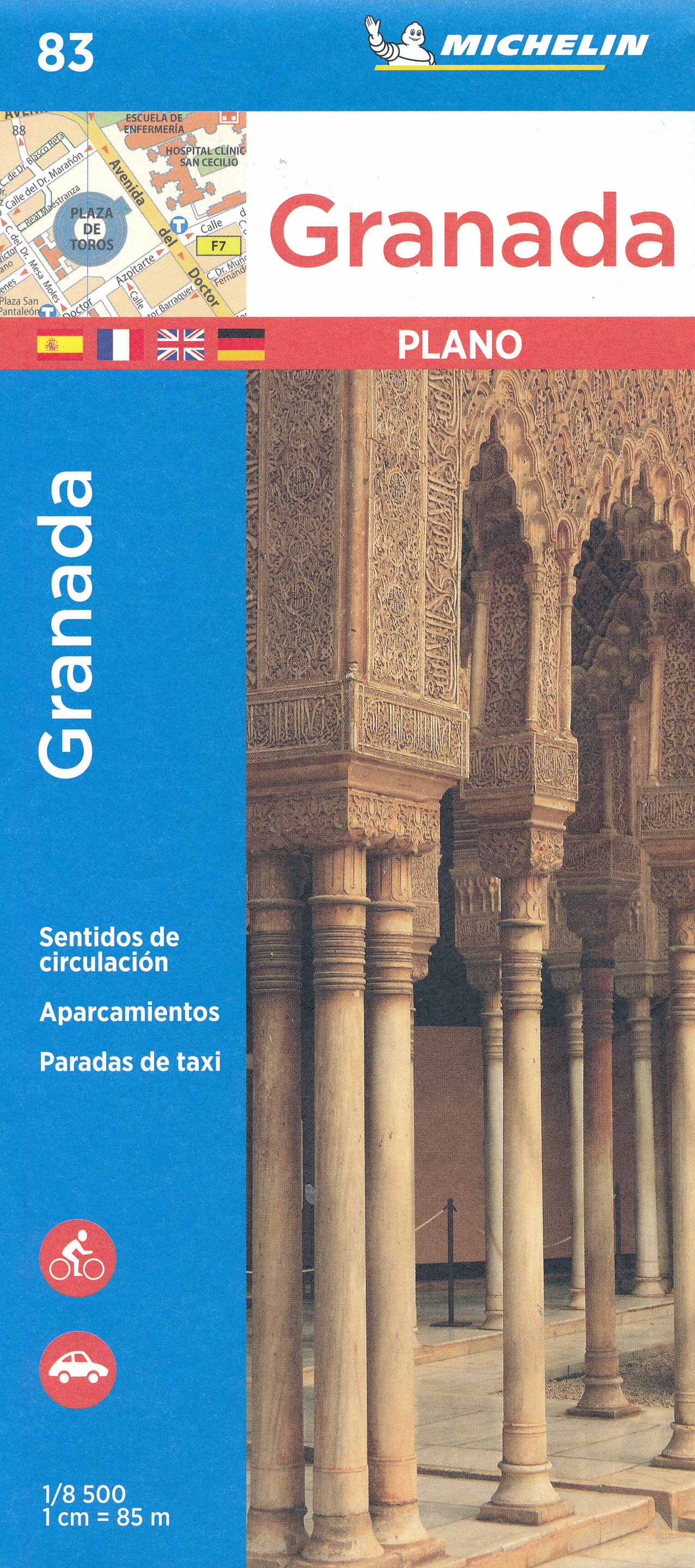 Online bestellen: Stadsplattegrond 83 Granada | Michelin