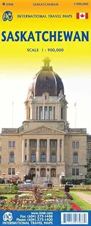 Wegenkaart – landkaart Saskatchewan | ITMB