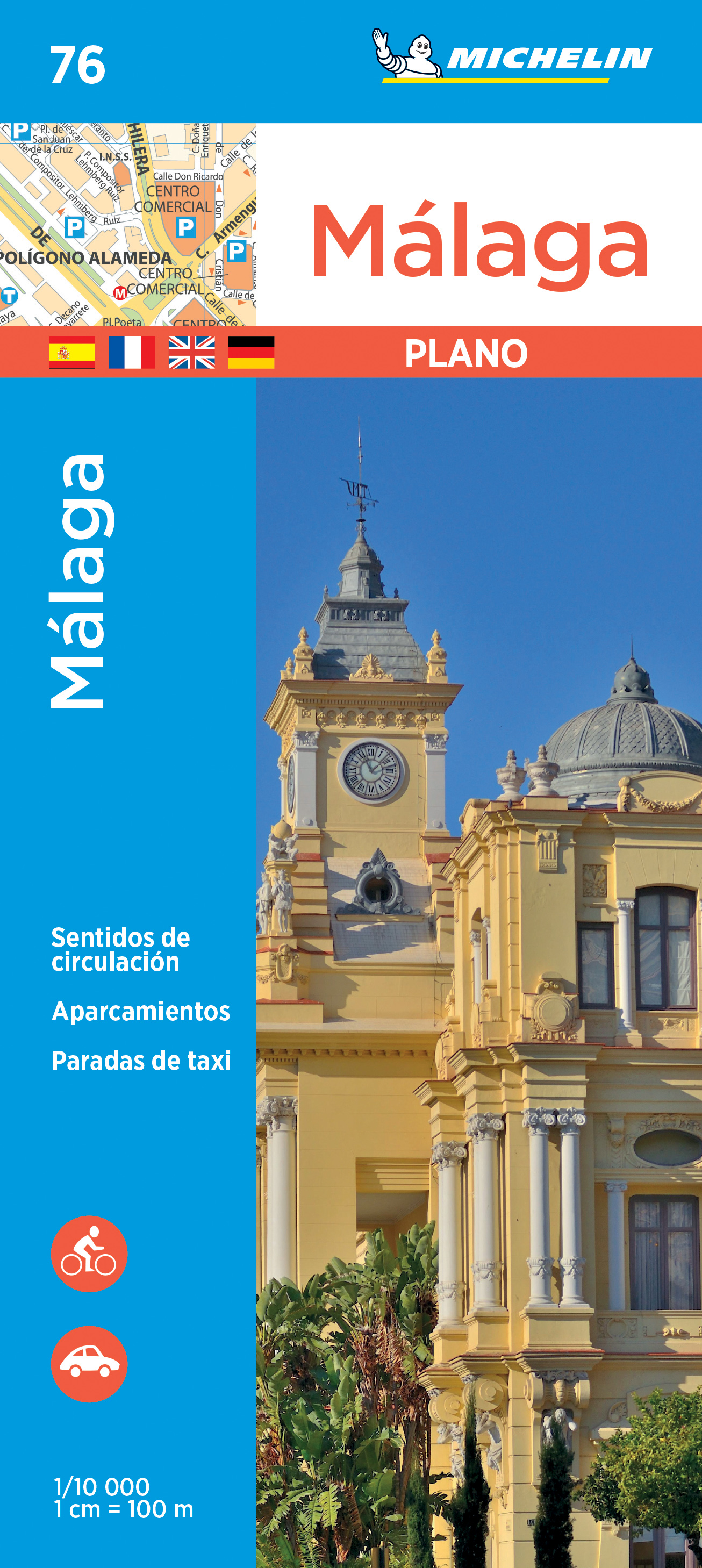Online bestellen: Stadsplattegrond 76 Málaga | Michelin