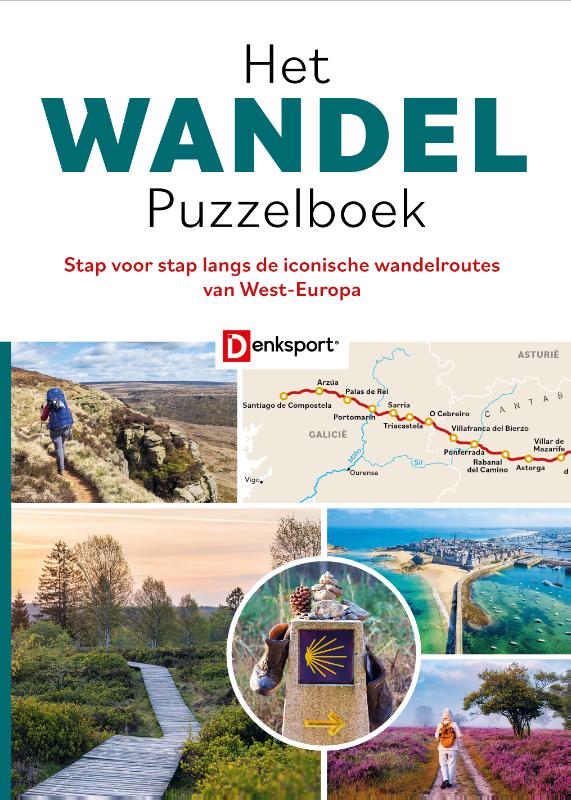 Puzzelboek Het Wandelpuzzelboek: West-Europa | Keesing Nederland B.V.