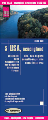 Online bestellen: Wegenkaart - landkaart 05 USA New England | Reise Know-How Verlag