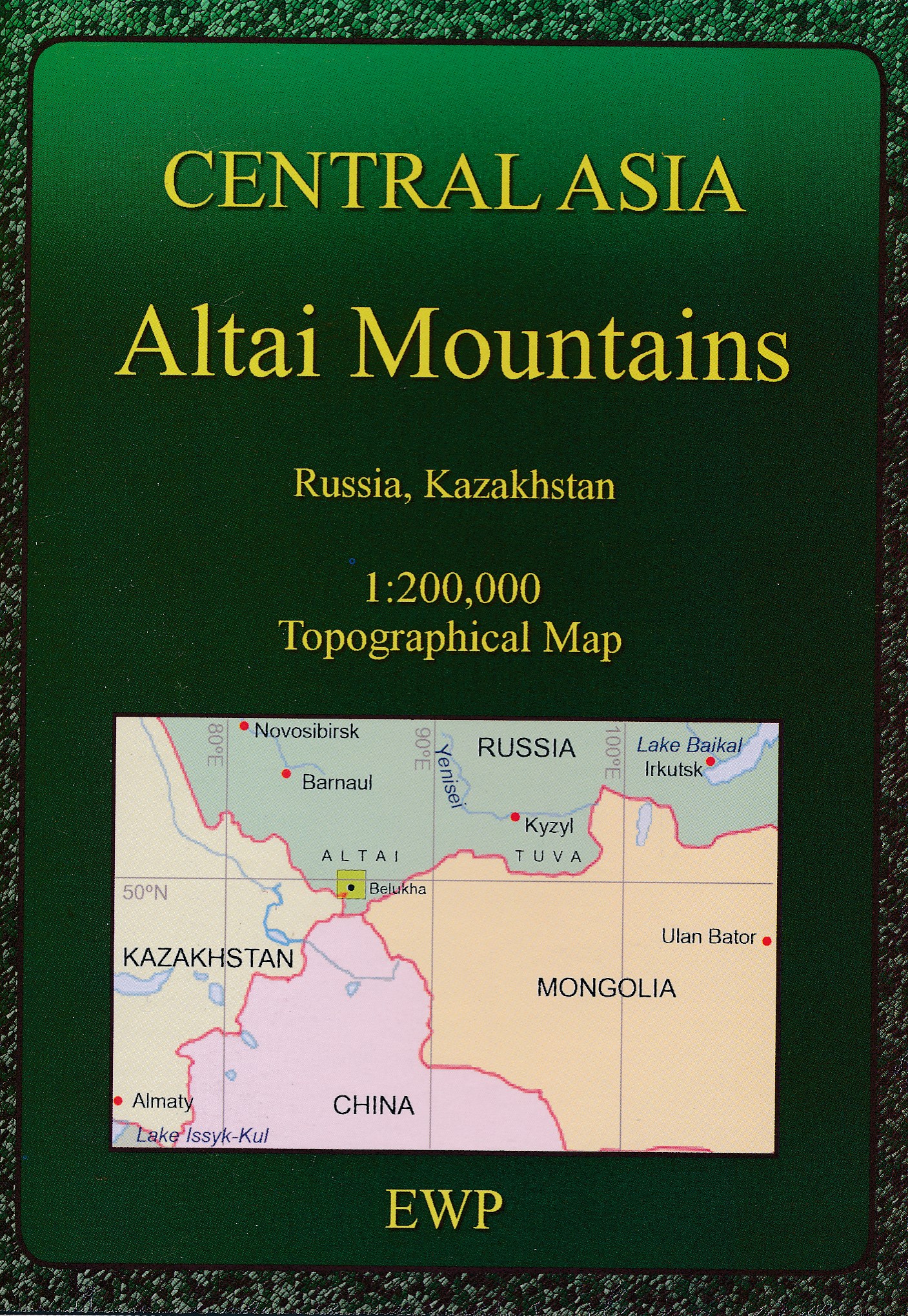 Online bestellen: Wandelkaart Altai Mountains | EWP