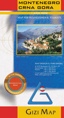 Wegenkaart- landkaart Montenegro | Gizi maps | 