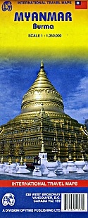 Wegenkaart - Landkaart Myanmar - Birma | ITMB | 