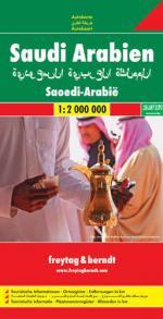 Online bestellen: Wegenkaart - landkaart Saudi Arabië | Freytag & Berndt